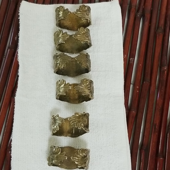 Set of 6 Napkin Ring Holders - Picture 5 of 8